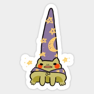 Wizard frog Sticker